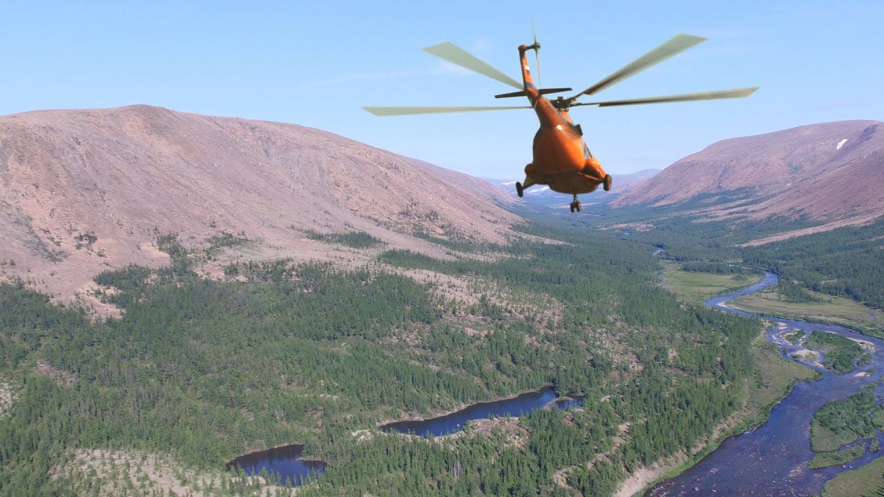 Вертолетное путешествие на Полярный Урал. Сумасшедшая рыбалка на хариуса. Север России. Тур рыбалка. смотреть онлайн