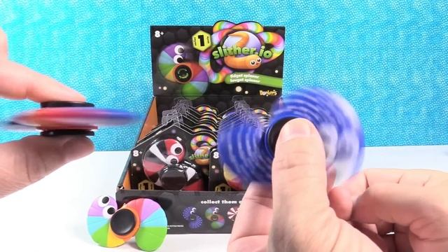 Slitherio Slither.io Fidget Spinner Full Collection Series 1 Opening Toy Review | PSToyReviews смотреть онлайн