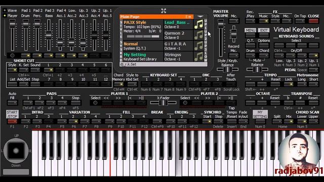 Bakılı balasıyam (G i T A R A) - KORG PA4X Azəri - PC смотреть онлайн
