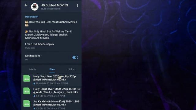 Best Telegram Channels For Movie |Hollywood | Bollywood | South Movies | Webseries | 2020