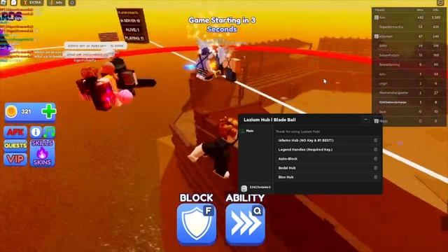 [NEW] ROBLOX - Blade ball Lazium Hub auto block 100% accurate script - (pastebin) смотреть онлайн