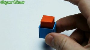 Оригами кнопка. Антистресс