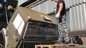 Покраска кабины Камаз 1часть