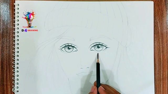 How to draw a girl wearing Winter Cap beginners | Pencil Sketch | A Pretty girl wearing winter cap смотреть онлайн