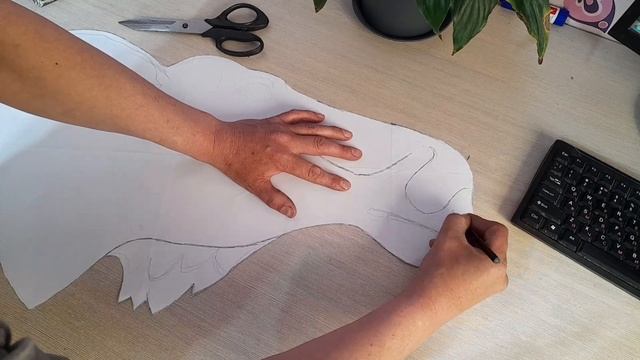 Лось профиль из доски на стену...