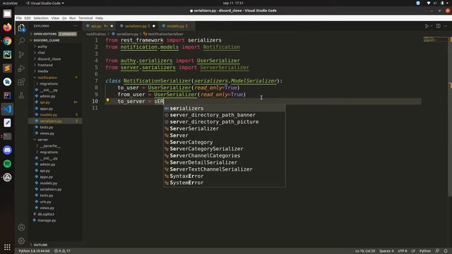 Django and ReactJS together - Notification app backend part 1 | 32 смотреть онлайн