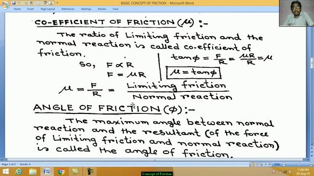 FRICTION | Basic Concept Of Friction  |  Friction In Engineering Mechanics