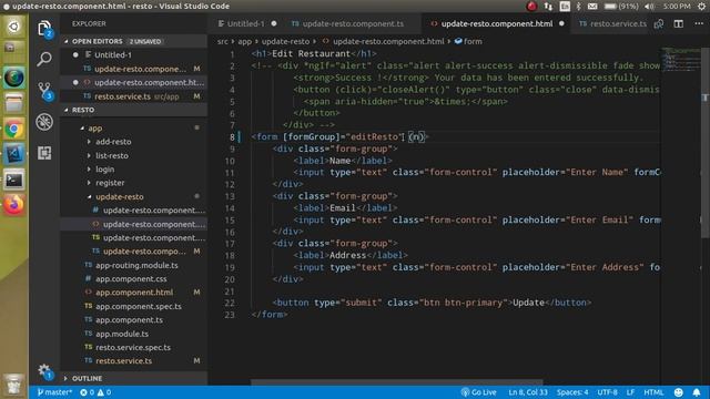 Angular project #11 Update restaurant DB with API смотреть онлайн