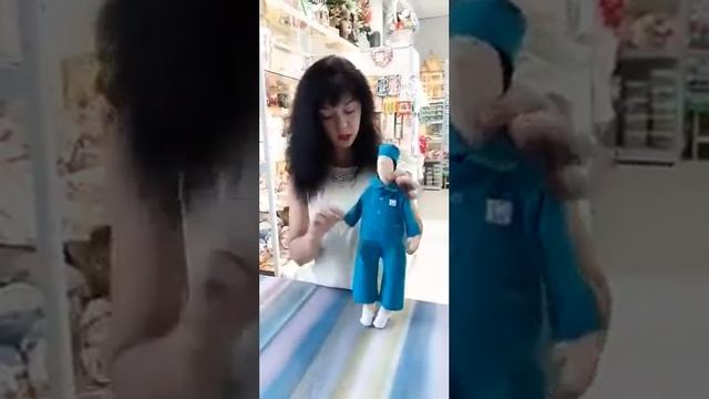 Обзор куклы врача-стоматолога в стиле Тильда смотреть онлайн