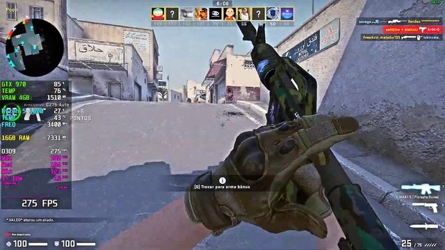 CS: GO | Ryzen 5 1600 | GTX 970 4Gb | 16Gb 2666mhz Netac + Asus Prime B450 GAMING/BR смотреть онлайн