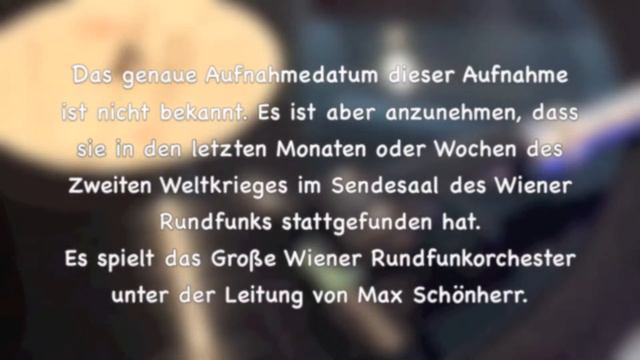 Anton Dermota: "Schöner als auf der Welt" (Veilchenredoute) Radio Wien 1945 HD смотреть онлайн
