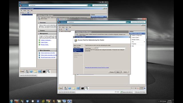 Windows Server 2008 R2 Cluster Installation (Part 3 of 4) смотреть онлайн