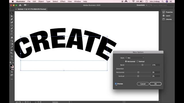 Illustrator Basics: Warp Tool