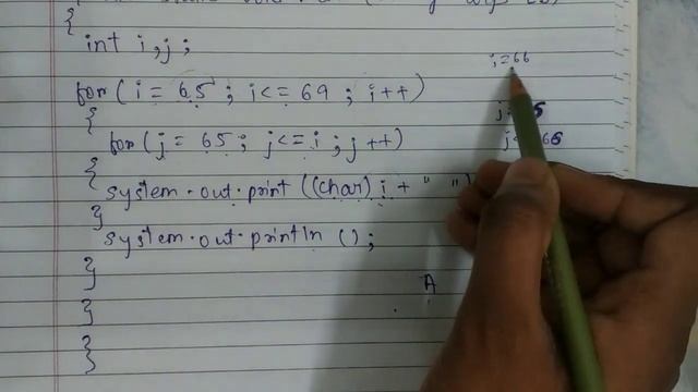 Java program to print the pattern || using ASCII code || code_yard смотреть онлайн