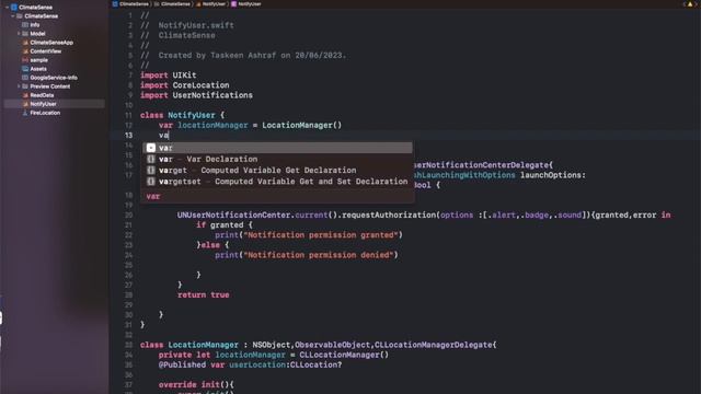 ClimateSense:Global Climate Change Tracker using MapKit in SwiftUI |Notify user about storm-Part5 смотреть онлайн