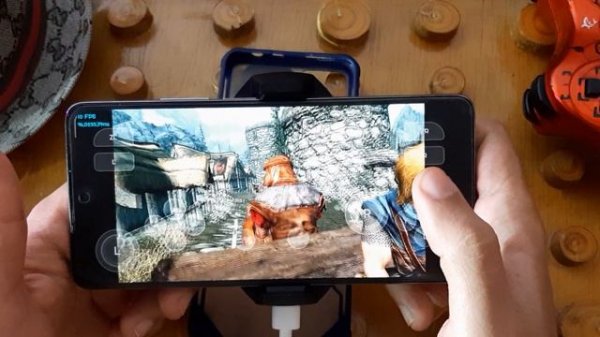 The Elder Scrolls V: Skyrim Skyline Android Gameplay - Skyline Emulator Edge - Skyline Edge Mali GP