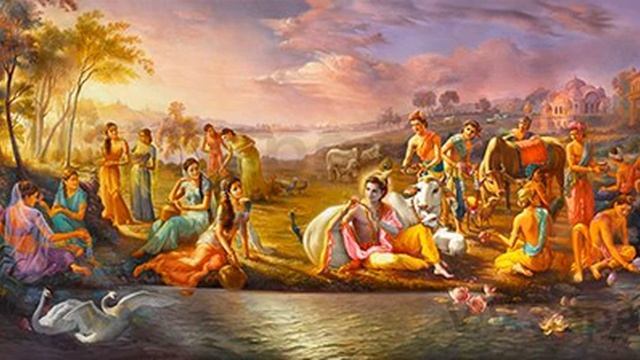 Бада Хари Дас - кришна-према-майи радха - Восемь стихов прославляющие Божественную Чету смотреть онлайн