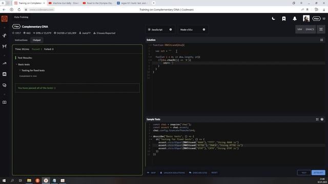 На пути к KATA 1 по js в CODEWARS №2 смотреть онлайн
