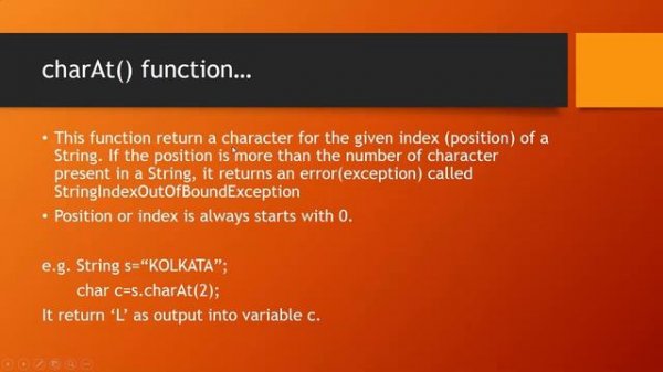 String in Java | Part #1