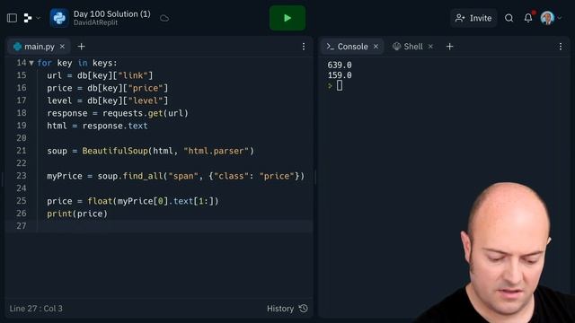 Day 100 Solution смотреть онлайн