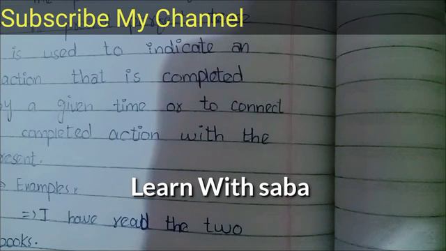 Lesson #3 present Perfect Tense English Language |Learn With Saba | смотреть онлайн
