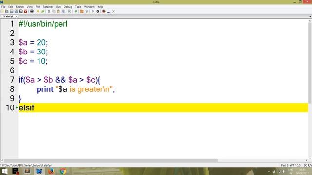 12. PERL - Control Structures (if elsif) | Suraj Mundalik смотреть онлайн