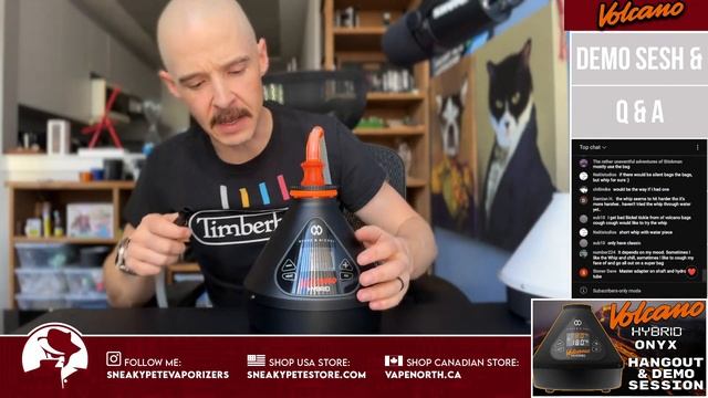 Volcano Hybrid Onyx by Storz & Bickel | Hangout Sesh & Demo | Sneaky Pete’s Reviews #livestream смотреть онлайн
