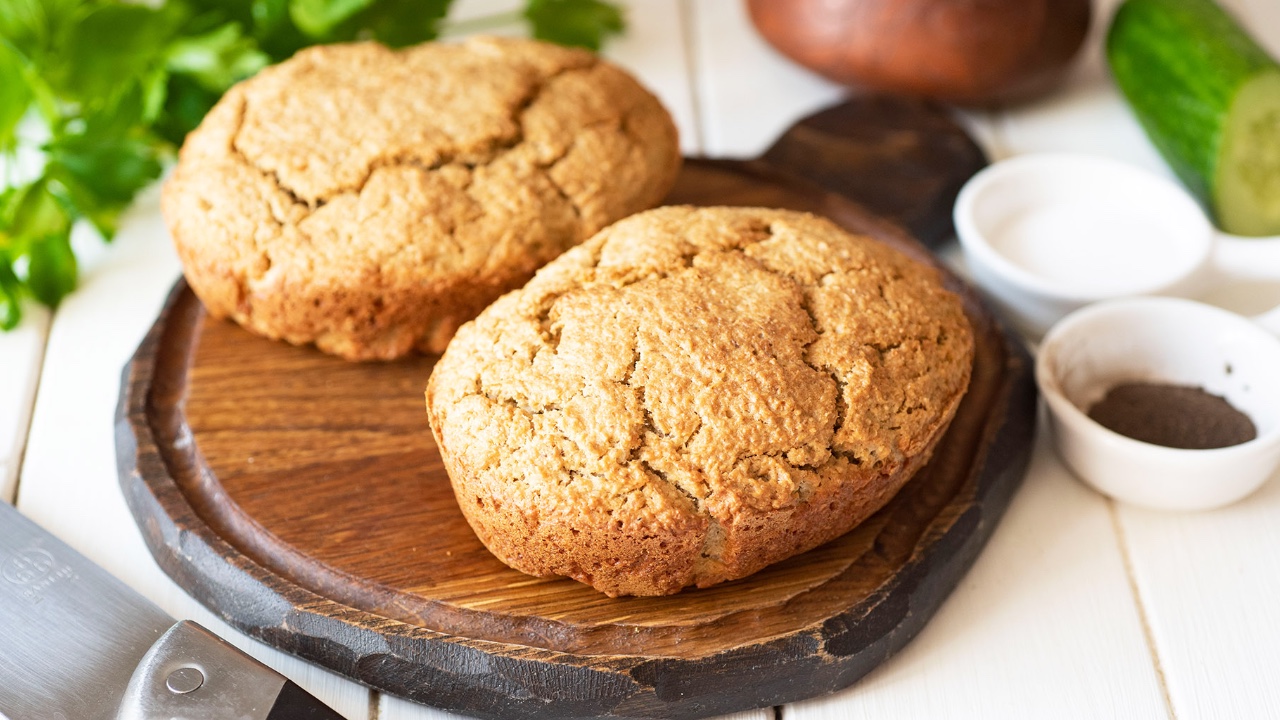 🍞 Хлеб из овсяных хлопьев на кефире - рецепт домашнего ПП хлеба смотреть онлайн