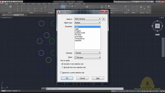 Seleccione rápido y preciso con QSELECT en AutoCAD смотреть онлайн