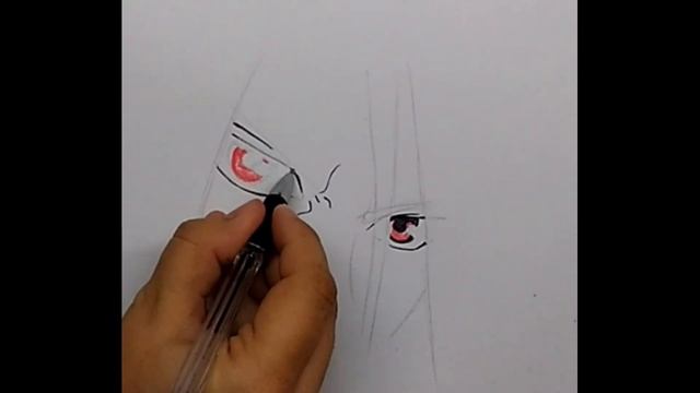 Как нарисовать аниме глаза, аниме лицо, аниме парня смотреть онлайн