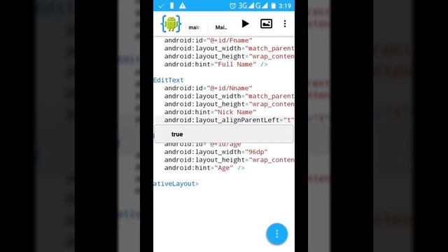 AIDE Tutorial {relative layout}#7 смотреть онлайн