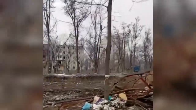 Мариуполь бульвар Хмельницкого февраль 2023 год смотреть онлайн