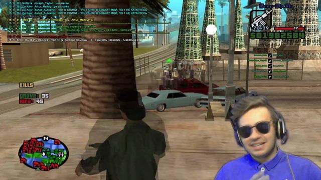 ОСНОВАТЕЛЬ САМП РП ТАЩИТ КАПТЫ НА SAMP-RP REBORN В GTA SAMP! смотреть онлайн
