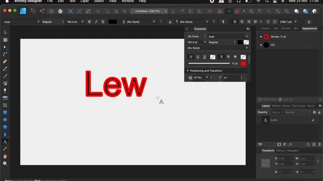 How To Just Have Outline Text In Affinity Designer смотреть онлайн