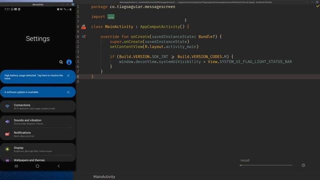 ANDROID TELA DE CONTATOS DE CHAT NO ANDROID STUDIO - ART CODE #2 смотреть онлайн