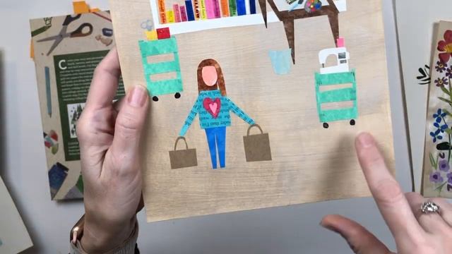 Books I love: Cut Paper Pictures by Clover Robin - Collage Inspiration смотреть онлайн