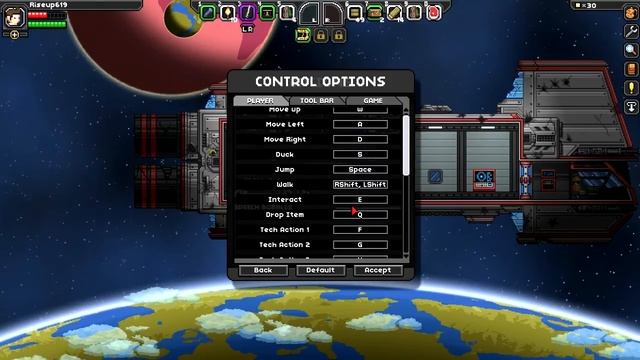 Starbound #1 "Первые шаги" - Riseup619 смотреть онлайн
