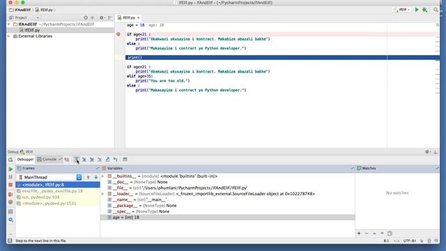 5 - Inzululwazi - Python in Everyday Xhosa - If ElIf Else смотреть онлайн