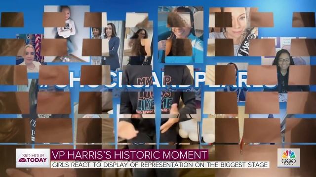 Girls React To Display Of Representation After Kamala Harris’ Swearing-In | TODAY смотреть онлайн
