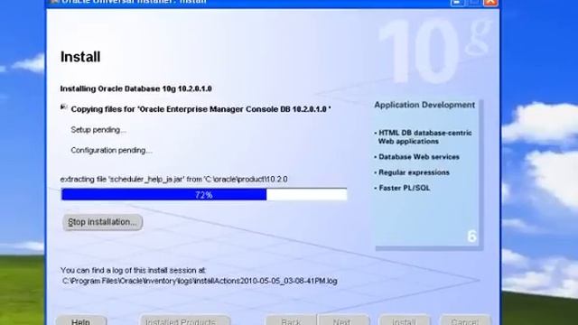Oracle Database 10g Installation on Windows смотреть онлайн