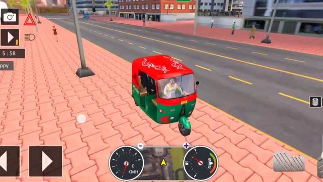 Offroad Tuk Tuk Auto Rickshaw Driving Simulator - Crazy Taxi Driver - Android Gameplay