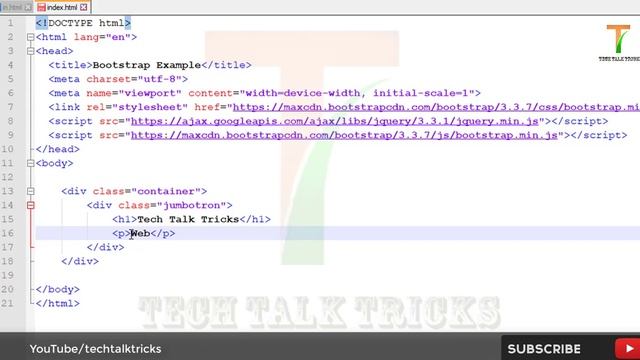 Bootstrap tutorial for beginners #8 Jumbotron and page header in bootstrap смотреть онлайн