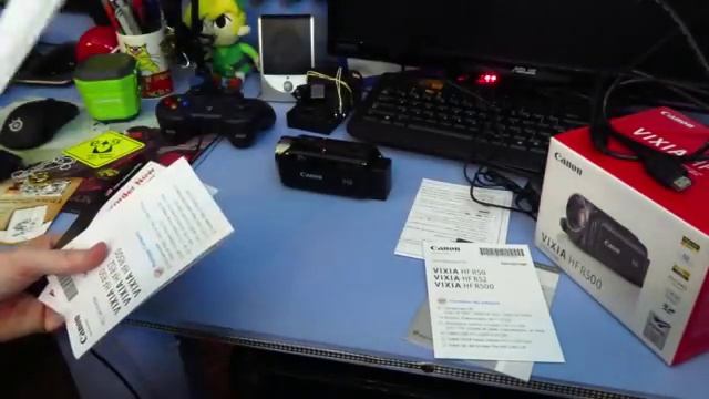 Canon Vixia HF R500 1080p 60FPS Camcorder Unboxing смотреть онлайн