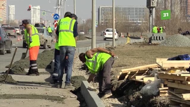 Дорожный сезон открыт. В Челябинске начали масштабный ремонт магистралей смотреть онлайн