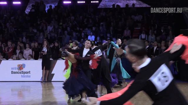 Dmitry Larin - Olga Kunafina RUS, Viennese Waltz | ROC 2018 WDSF GrandSlam Standard смотреть онлайн