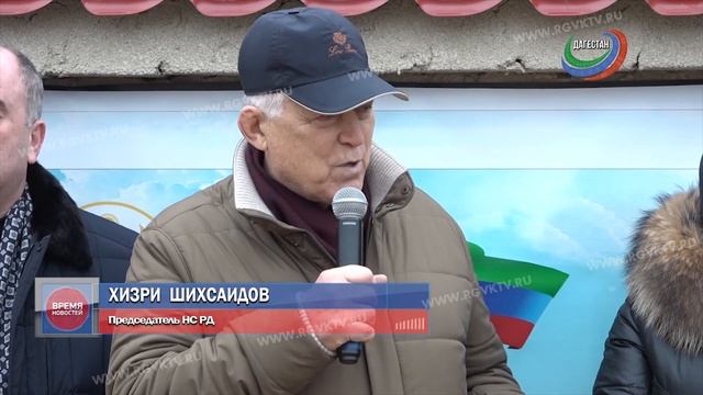 Хизри Шихсаидов побывал на строящихся объектах Буйнакского района