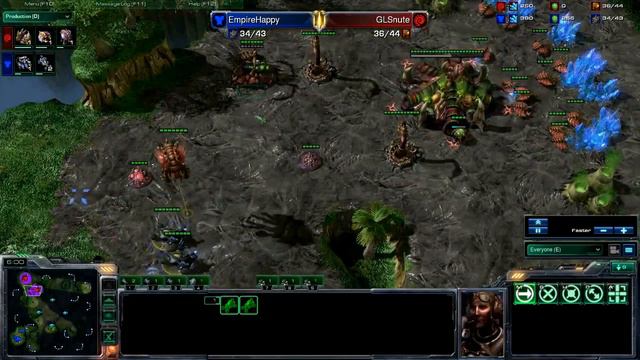 LadderCraft #1 Snute vs Happy (ZvT) EU Ladder смотреть онлайн