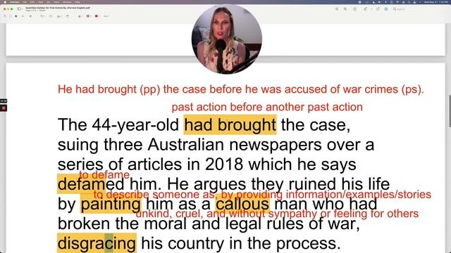 Advanced Reading Lesson | Advanced Vocabulary and Grammar with the News (FREE LESSON PDF) смотреть онлайн