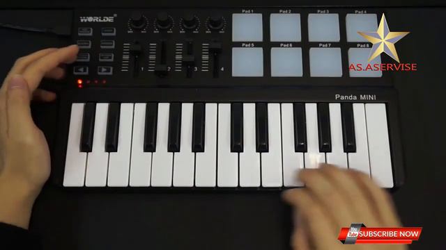 Hot WORLDE Panda MIDI Keyboard MIDI смотреть онлайн