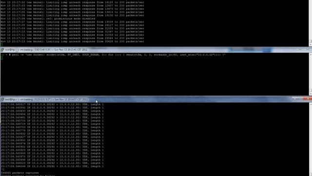 DoS Attack from command line with perl смотреть онлайн
